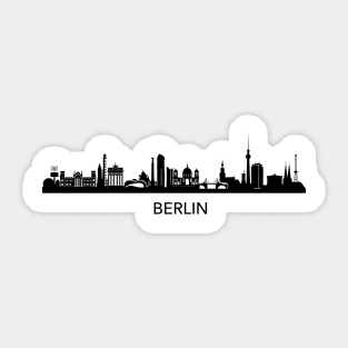 Berlin Skyline Sticker